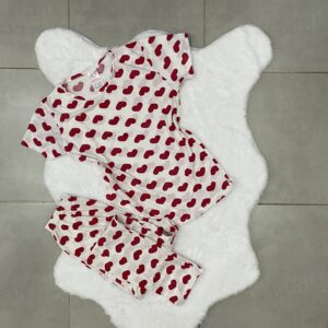 Pyjama Cœurs Rouges - XXL