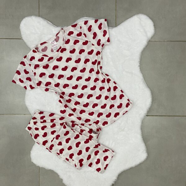 Pyjama Cœurs Rouges