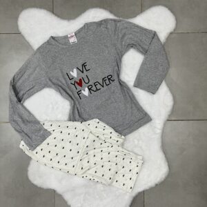 Pyjama Love You Forever Grise - L