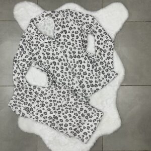 Pyjama A Boutons Faded Rose