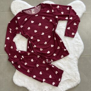 Pyjama Still Moda Roses Red