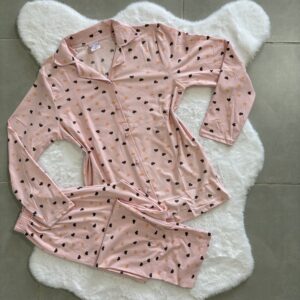 Pyjama A Boutons Cœurs Coloris