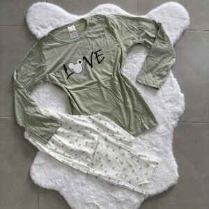 Pyjama Love Mickey Green