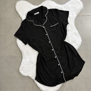 Chemise De Nuit Noir